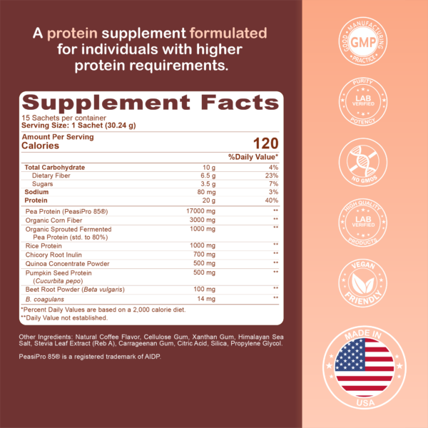 Vegan Care Coffee Protein Powder